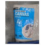 Trimaco Canvas Drop Cloth 12 X 15 Ft 8 Oz (Lot of 2)
