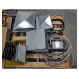 Mixed Lot HVAC Sheet Metal Vent Caps, Registers & Flex Duct