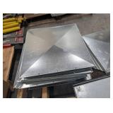 Mixed Lot HVAC Sheet Metal Vent Caps, Registers & Flex Duct