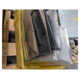 Mixed Lot HVAC Sheet Metal Vent Caps, Registers & Flex Duct