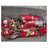 Assorted Fire Extinguishers Mixed Lot