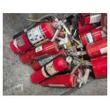 Assorted Fire Extinguishers Mixed Lot