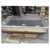 Vintage Glass Display Case With Wood Base 70 X 36 X 16 in