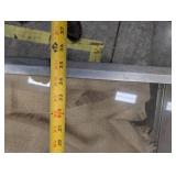 Vintage Glass Display Case With Wood Base 70 X 36 X 16 in