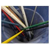 Janitorial Cleaning Tool Mixed Lot in Blue Tote