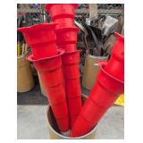 Traffic Cones With Reflective Collars (Lot of 4)