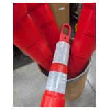 Traffic Cones With Reflective Collars (Lot of 4)
