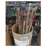 Garden Tool Mixed Lot of Shovels, Hoes & Rakes