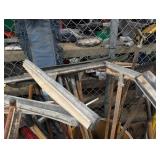 Mixed Lot of Push Brooms and Floor Squeegees