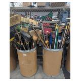 Commercial Brooms, Rakes & Cleaning Tools Mixed Lot