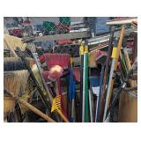 Commercial Brooms, Rakes & Cleaning Tools Mixed Lot