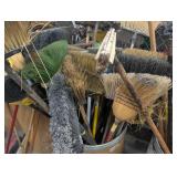 Commercial Brooms, Rakes & Cleaning Tools Mixed Lot