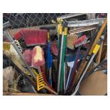 Commercial Brooms, Rakes & Cleaning Tools Mixed Lot