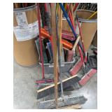 Janitorial Broom, Mop & Squeegee Mixed Lot