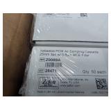 Zefon Z008BA Asbestos PCM Air Sampling Cassettes 25mm 3Pc 0.8um MCE Filter (Lot of 10)