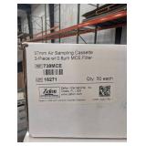 Zefon 738MCE 37mm Air Sampling Cassette (Lot of 8)