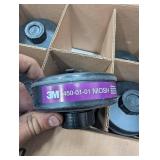 3M 450-01-01 NIOSH Respirator Cartridges (Lot of 8)