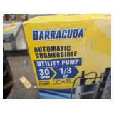 Barracuda Automatic Submersible Utility Pump 30 GPM 1/3 HP