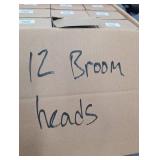 12 Broom Heads (Lot of 12)