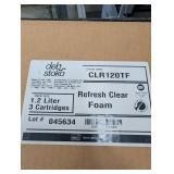 Deb Stoko CLR120TF Refresh Clear Foam 1.2 Liter 3 Cartridges
