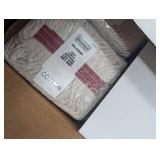 Hillyard HIL24085 #24 4-Ply Cotton Cut Wet Mop 1 1/4" Headband (Lot of 12)