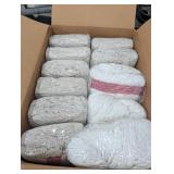 Hillyard HIL24085 #24 4-Ply Cotton Cut Wet Mop (Lot of 12)