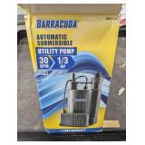 Barracuda 691-3211 Automatic Submersible Utility Pump 30 GPM 1/3 HP