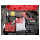 Milwaukee M18 Sawzall Cordless Reciprocating Saw Kit With 12.0Ah Battery