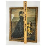 Farewell - Antique Victorian Framed Print