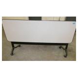 72x24 Flip-top table on wheels