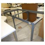 Frame 48x96x33 tall with wood inserts for a table top