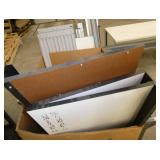Box of whiteboards, cube wall, etc