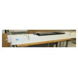 Two DA-LITE Projector screens 8 feet wide