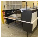 Four Herman Miller desks 75x29