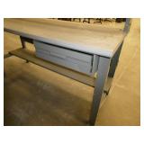 Workbench with shelf 72x30 48 tall with shelf