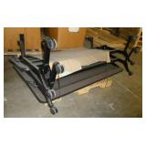 THREE 72x24 Flip-top table on wheels - white tops