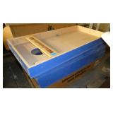 Cornhole bean bag toss 48x24 set of 4 - painted blue