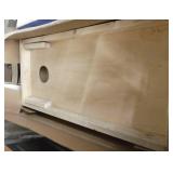 Cornhole bean bag toss 48x24 set of 2 - New unfinished
