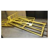 Group of 5-8 ft safety railing including a gate