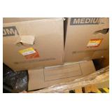 Pallet of around 30 Name plate and Mail holders to hang outside offices