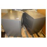 Two 2-drawer lateral filing cabinets