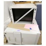 3 file cabinets (open top)