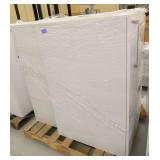 Three Wood laminate locking cubicle cabinet 15x30x48 with slide out storage