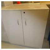 Two 2-door storage cabinets 36x18x40
