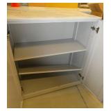 Two 2-door storage cabinets 36x18x40