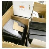 Two Pallets of cubicle parts and organizers
