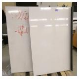 TWO 30x48 whiteboards
