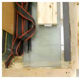 Lot of glass panels for a conference room (4) 38x104 (10) 25x104 (4) 5x104