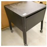 25x25 rolling cabinet with contents