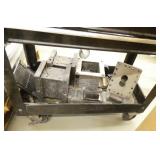 Toolbox with various scrap metal